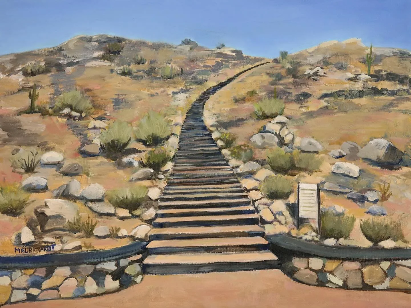 Victory Steps in @verrado, 24&rdquo;w x 18&rdquo;h , oil on canvas. @victory_at_verrado @oilpaintersofamerica  #fineart #oilpainting