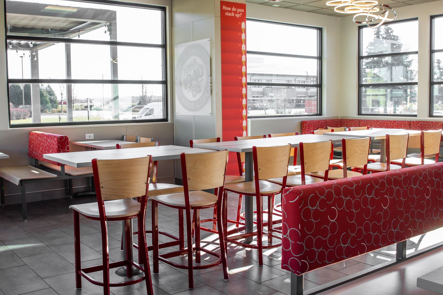 Dairy Queen completed dining room installation