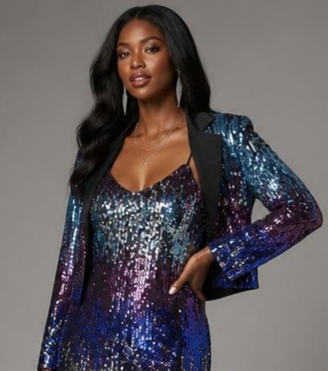 Noir Sequin Jacket