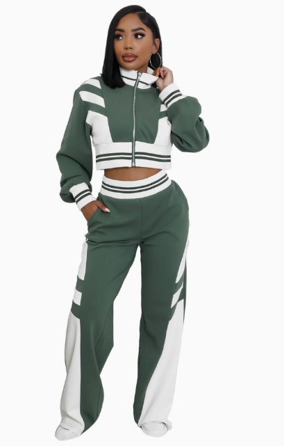Color Block Athletic Set