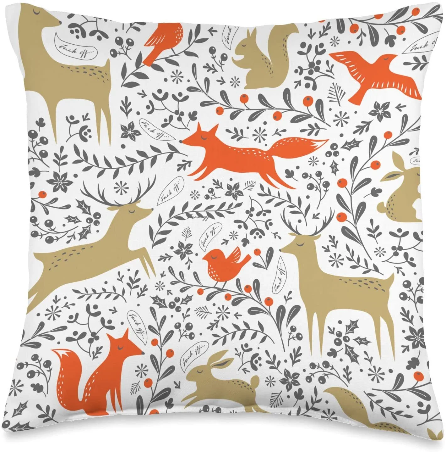 Woodland creatures telling us to fuck off!