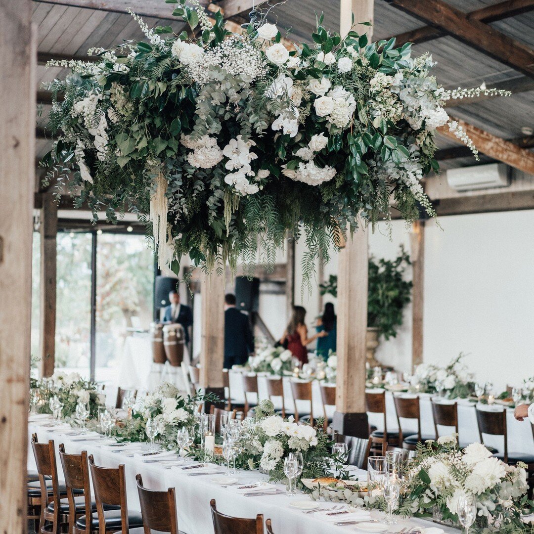 As we finish our weekend on a high after another spectacular wedding we reflect on this gem @stonesoftheyarravalley​​​​​​​​
​​​​​​​​
Nothing like the flower bomb to set your reception space on fire!​​​​​​​​
​​​​​​​​
You can never really get the scale