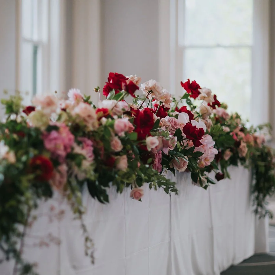 Lucious bridal tables are our favorite. How romantic to be nestled with your most loved deep amongst these beautiful blooms.​​​​​​​​
​​​​​​​​
@rufflesandbells​​​​​​​​
@smokey_oscar​​​​​​​​
@therefectory_werribeepark