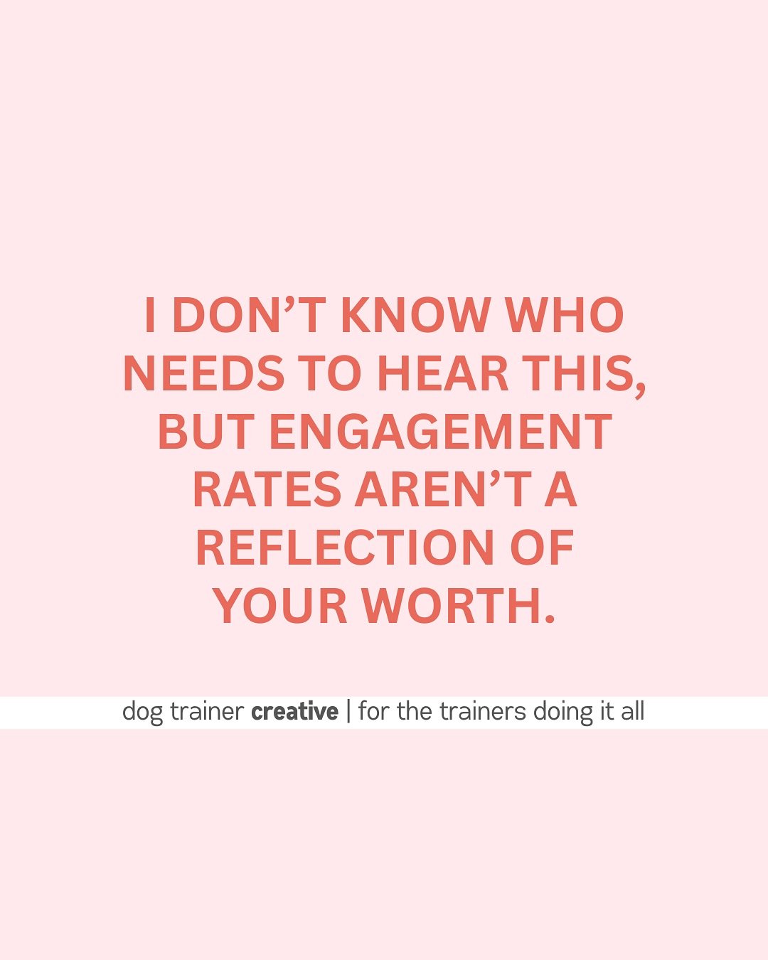 Not gonna lie - I made these graphics with MYSELF in mind.
.
It wasn&rsquo;t that long ago that I placed so much of my value in the metrics of my business - from my tiny waiting list to how many comments I got on my latest reel.
.
But those things al