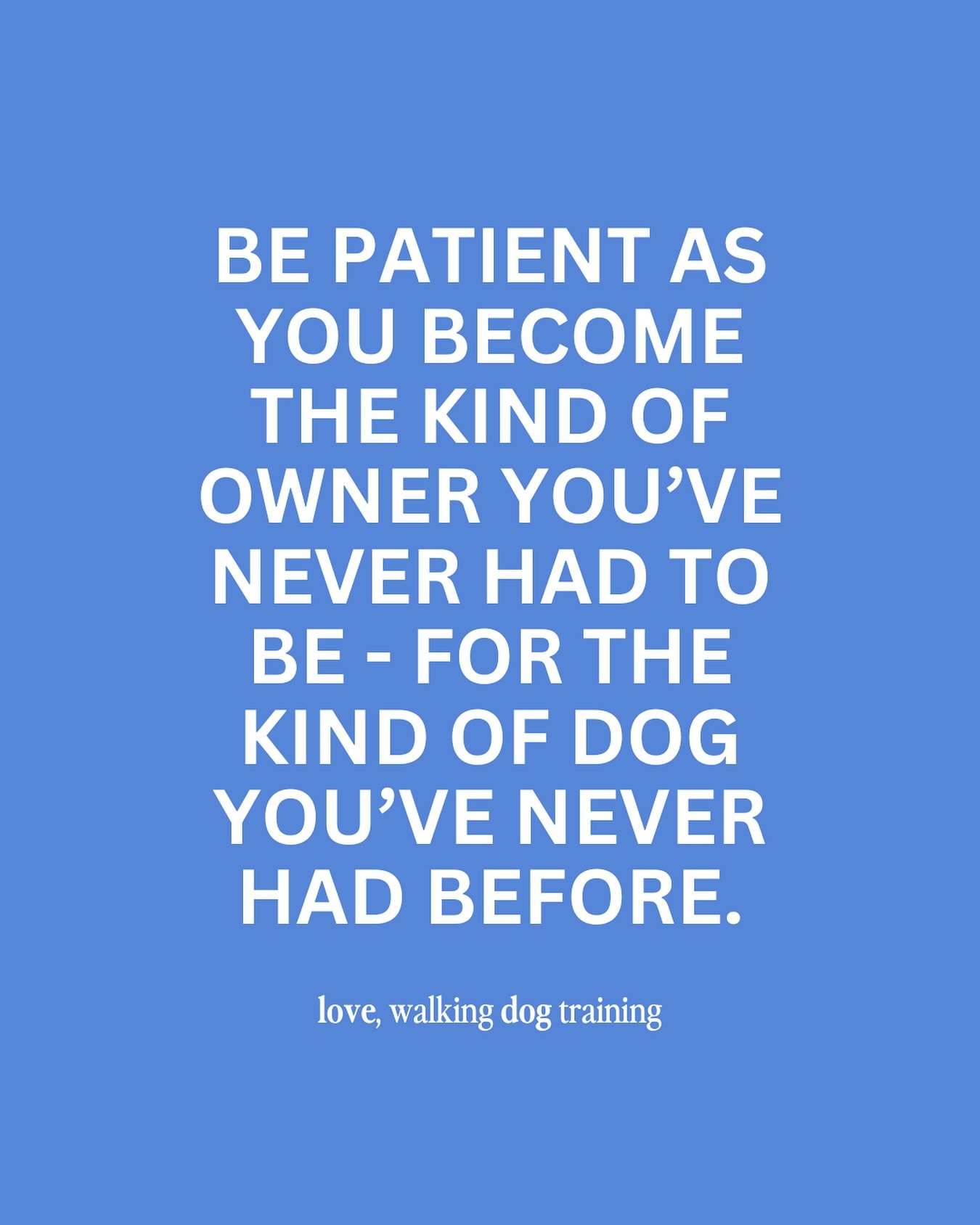 I wrote this about dogs, but honestly? It applies to me too.
.
Lately I&rsquo;ve been focusing on my health - trying to build strength, feel better in my body, and create routines that actually stick. But I&rsquo;ve caught myself being so hard on mys