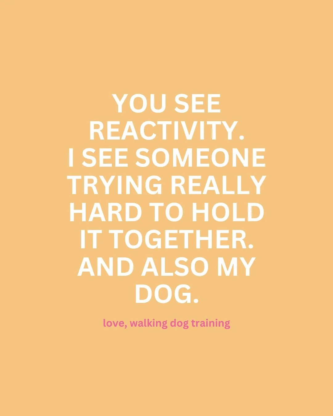 If you see us walking &hellip; no you didn&rsquo;t 😅
.
I came across a reel today with a guy walking his reactive dog - the opening footage shows the guy&rsquo;s face looking happy and the text says / Going for a relaxing walk / and then pans down t