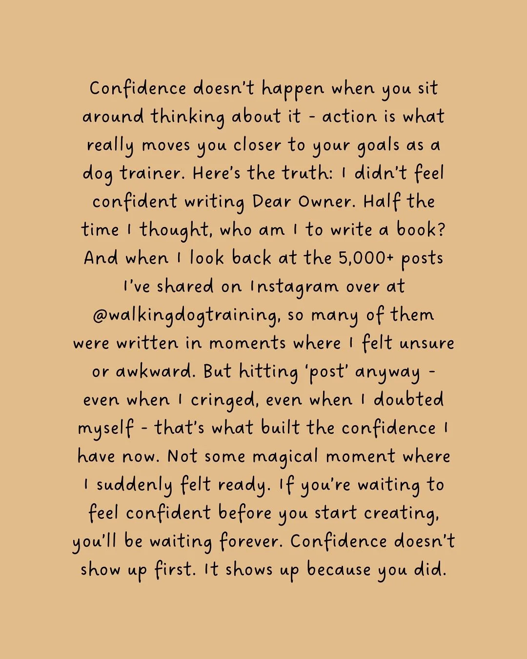 I&rsquo;ll be honest: I don&rsquo;t always feel confident hitting post.
Half the time it&rsquo;s, &ldquo;Who am I to write a book? Who am I to teach other trainers anything?&rdquo;
And yet&hellip; here we are. A book, 5,000+ posts later, and a whole 