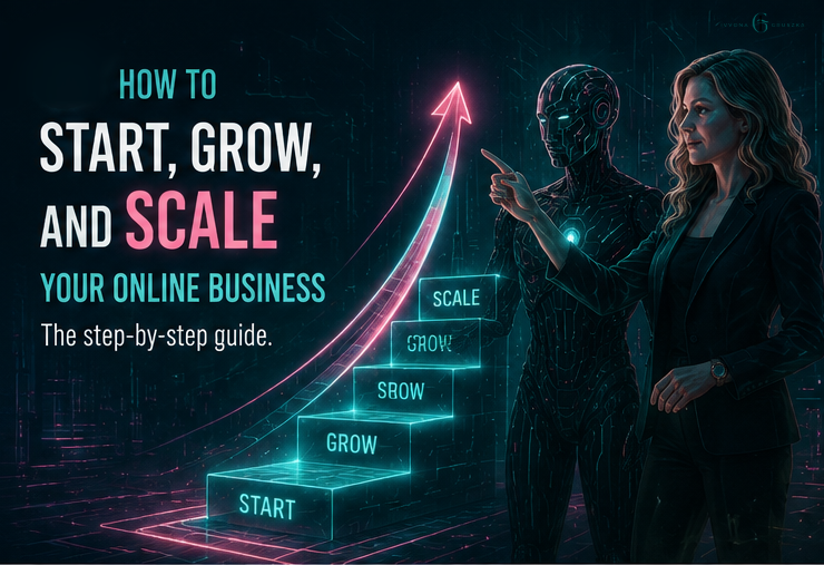 How to start, grow, and scale your online business: The step-by-step guide.