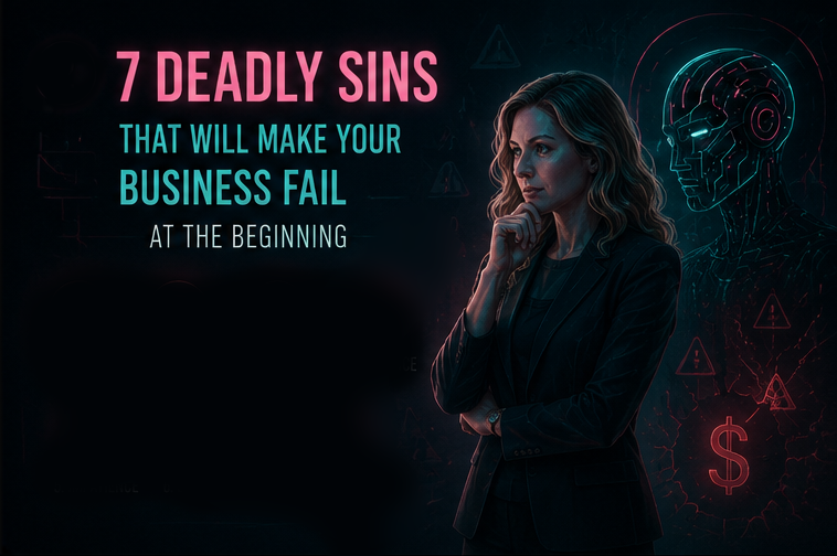 7 Deadly Sins that Will Make Your Business Fail at the beginning