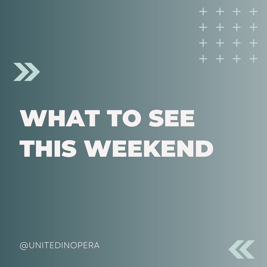 ✨E V E N T S ✨

Check out these events happening this weekend!

As always, if you have an events that you&rsquo;d like UIO to share, send us an email with the details to unitedinopera@gmail.com 🙌