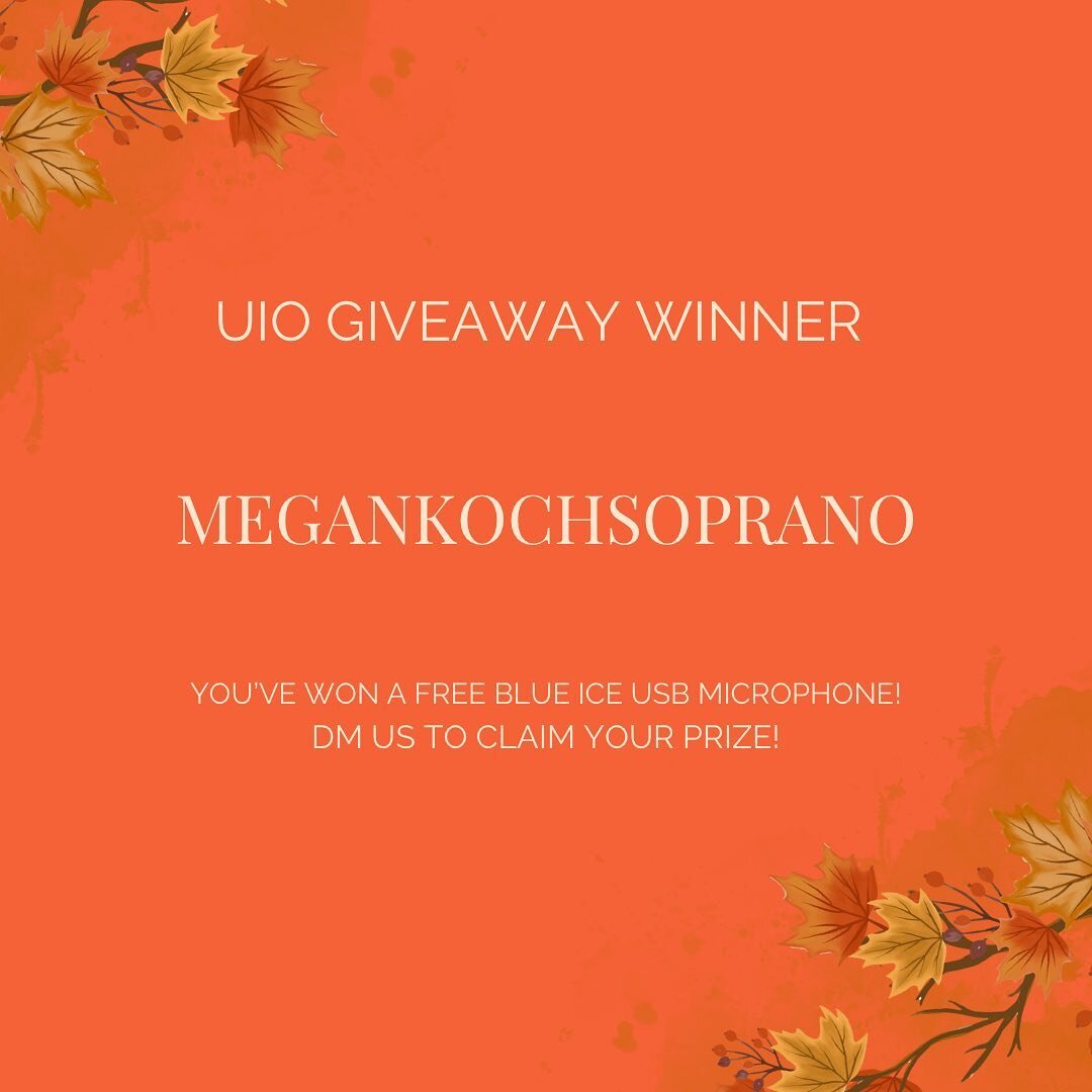 ✨W I N N E R✨

Congrats to this week&rsquo;s winner, @megankochsoprano !!! Send us a DM to claim your prize!

#operasingersofinstagram #winner #giveaway #thanksgiving