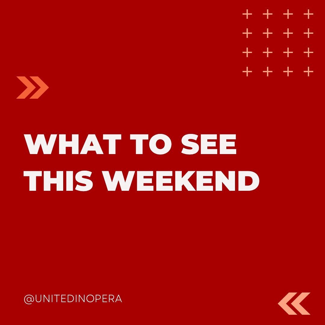 ✨E V E N T S✨

Check out this weekend&rsquo;s events in the classical music world! As always, if you have an event send us an email with the deets to unitedinopera@gmail.com ✌️