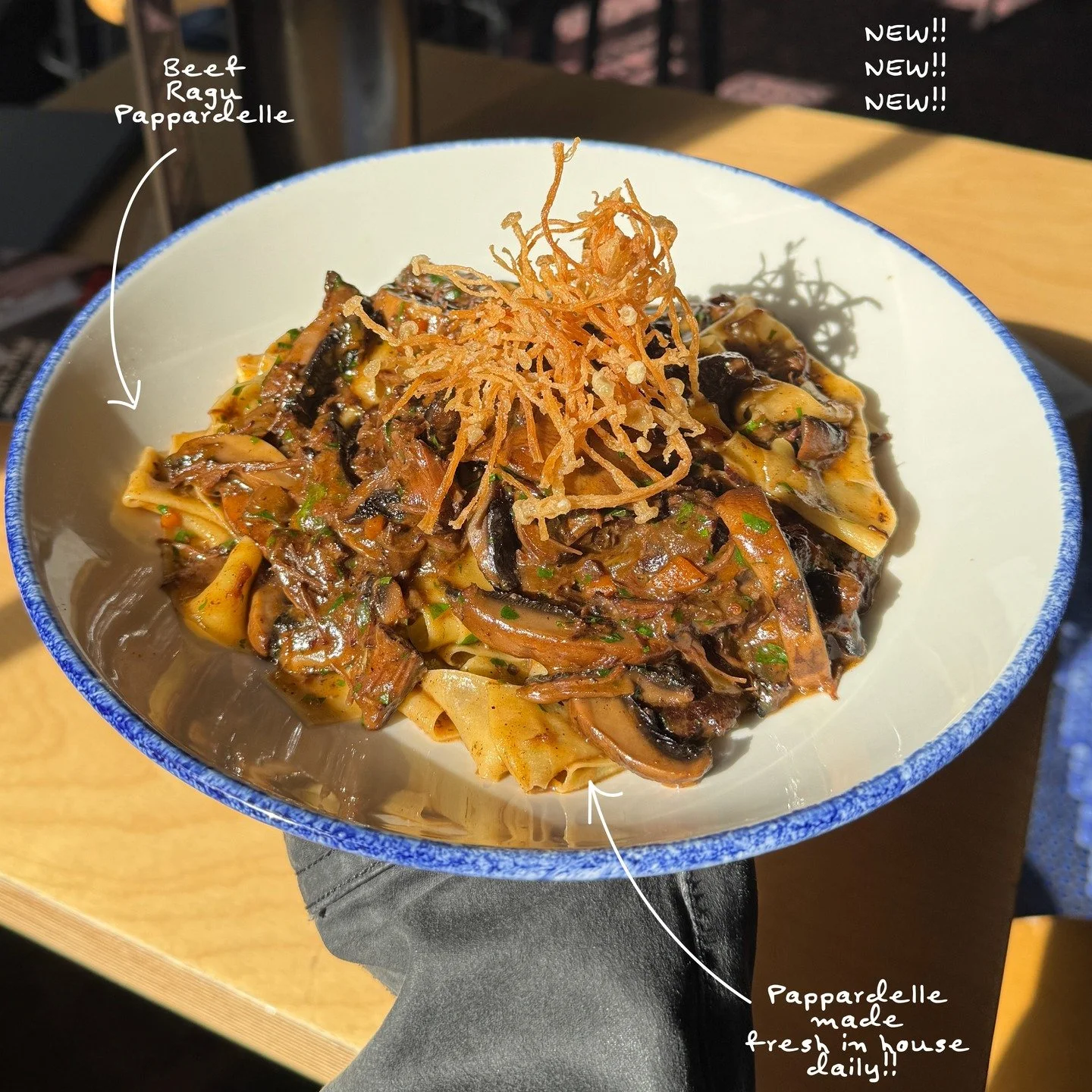 NEW MENU LAUNCHED TODAY!! 🔥
One of the best additions: this DELICIOUS Beef Ragu with fresh house made pappardelle 🤤 

Come in and check it out for yourself!

#melbournepubs #princealfredcarlton #pubfood #melbournecheapeats #newmenu