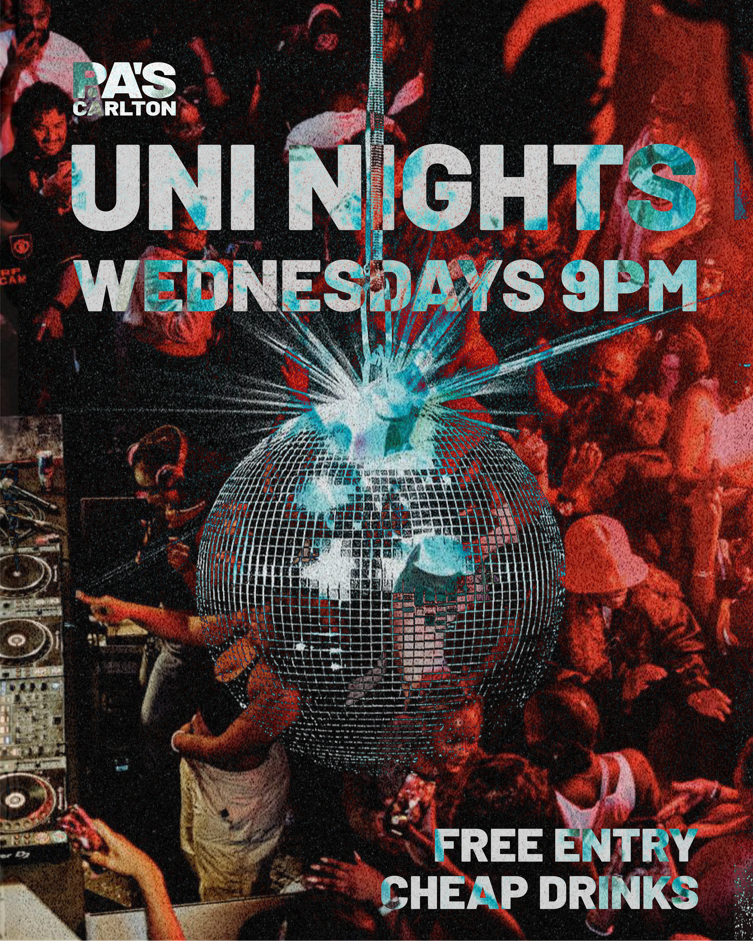 PRINCE ALFRED CARLTON UNI NIGHT WEDNESDAYS
