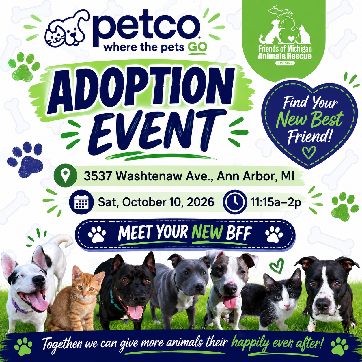 FMAR October Petco Adoption Event