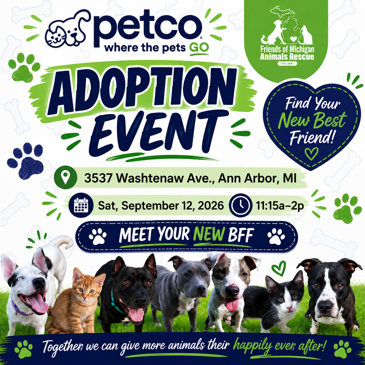 September Petco Adoption Event