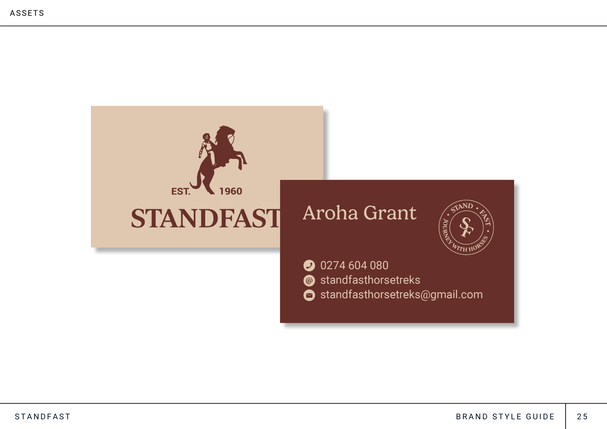 Inspiring Design delivered full production for Standfast Stables, creating their portfolio website from branding to web, from concept to launch.