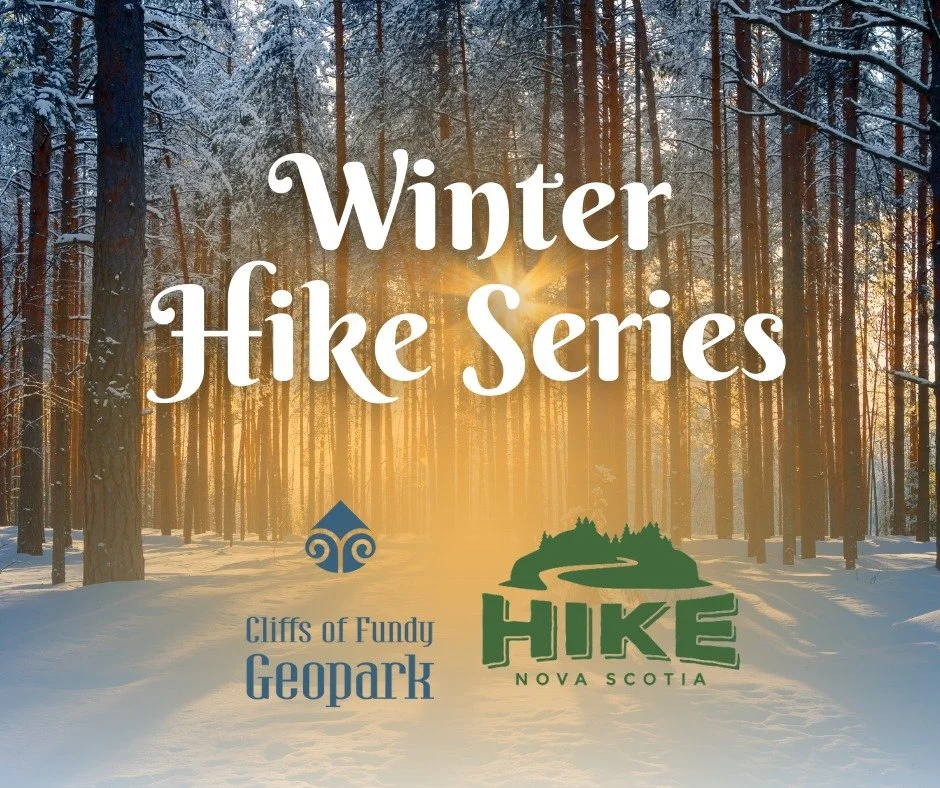 ❄️ WINTER GUIDED HIKES IN THE CLIFFS OF FUNDY GEOPARK ❄️

We&rsquo;re teaming up with @HikeNovaScotia to offer 3 FREE guided hikes as part of the Winter Guided Hike &amp; Walk Series &mdash; with events across Nova Scotia and chances to win trail pri