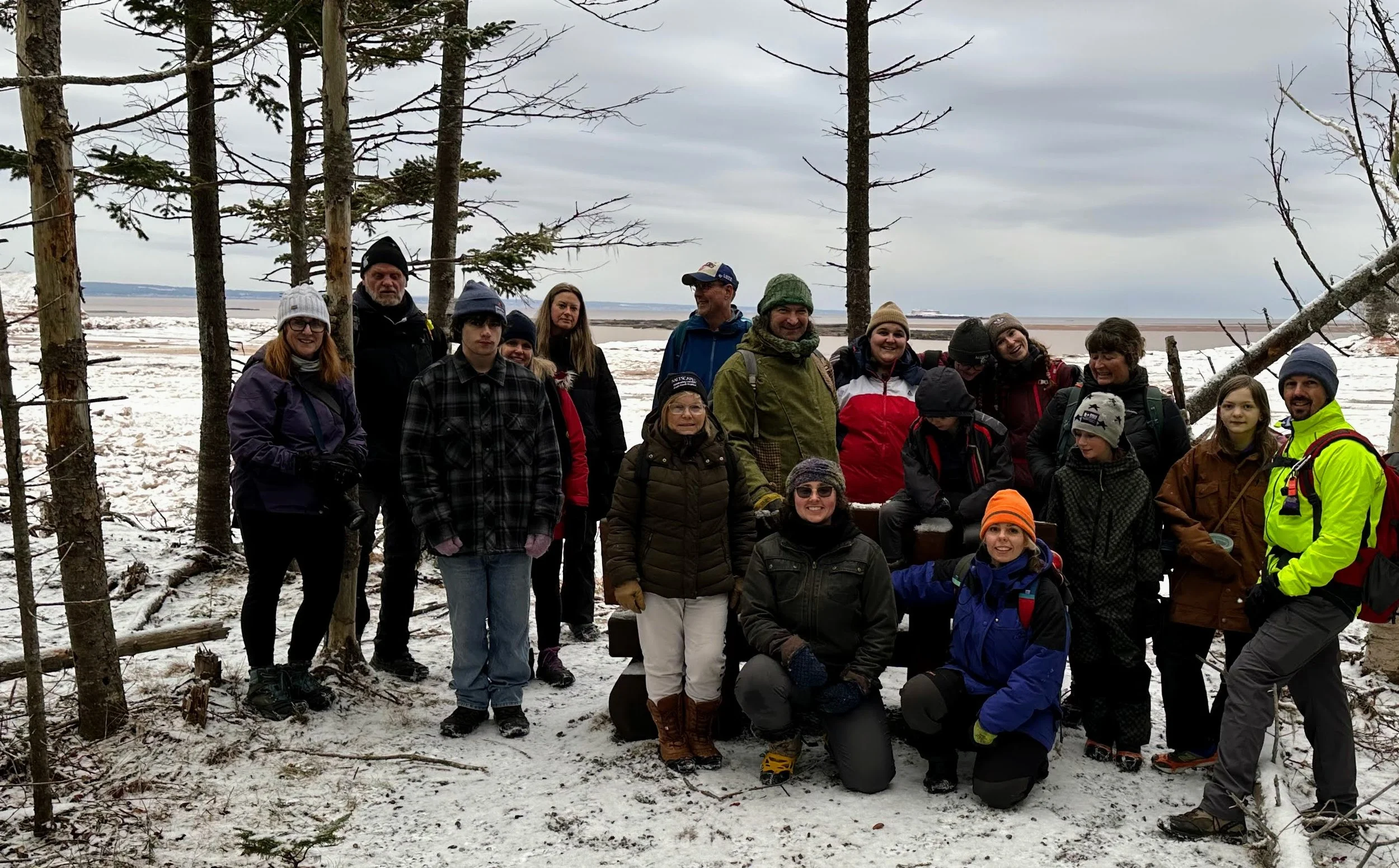 Winter Guided Hikes in the Cliffs of Fundy