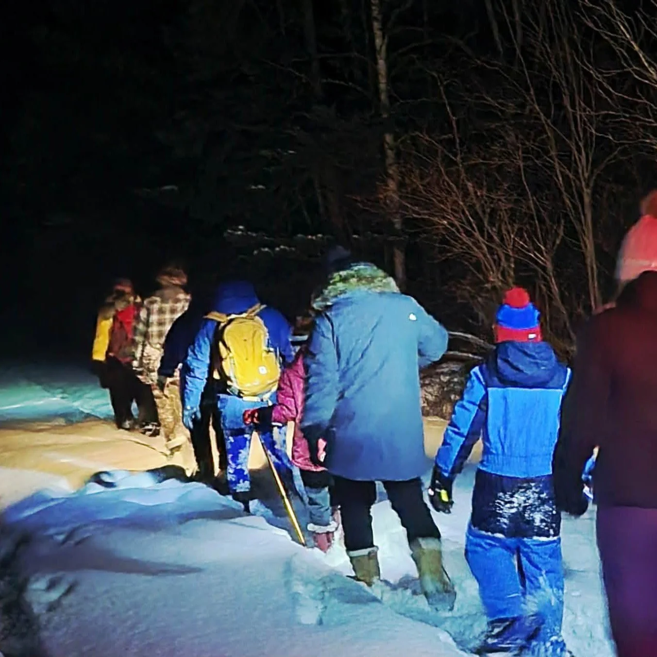🌌 Guided by Stars &amp; Snow shoes

On Sunday, February 15, 2026 we ventured into the quiet of the Glooscap Campground for a nighttime snowshoe hike that felt like stepping into another world. ❄️

Despite the early clouds, 17 fearless participants t