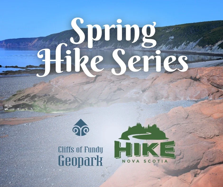 The seasons are shifting in the Geopark, and we are officially trading our "Winter Hike Series" for a "Spring Hike Series" kickoff!

Join us Saturday, March 28th, 2026, as we return to the majestic Kwesomalegek (Cape Chignecto) fo