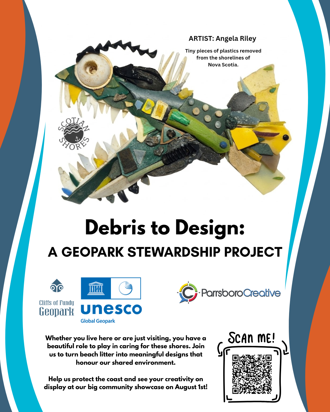 Turning Found Debris into Beautiful Designs: Repurposing Workshops with Scotian Shores
