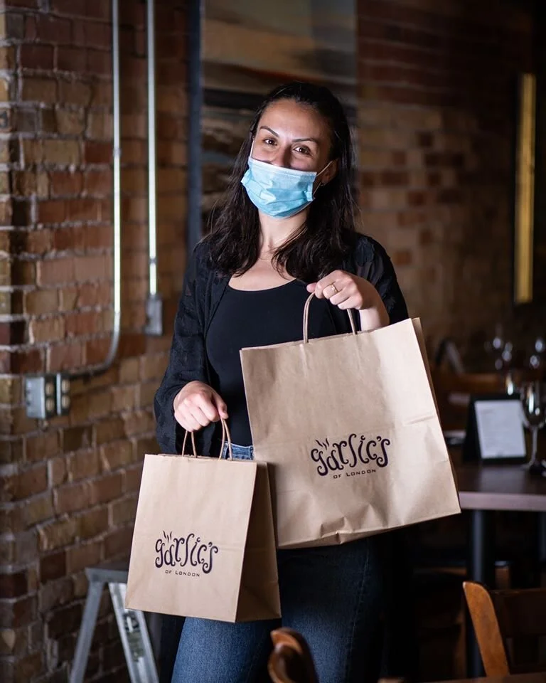 Garlic's of London (Ontario) is Back Open for Takeout.... and Still Using ALD's Branding!