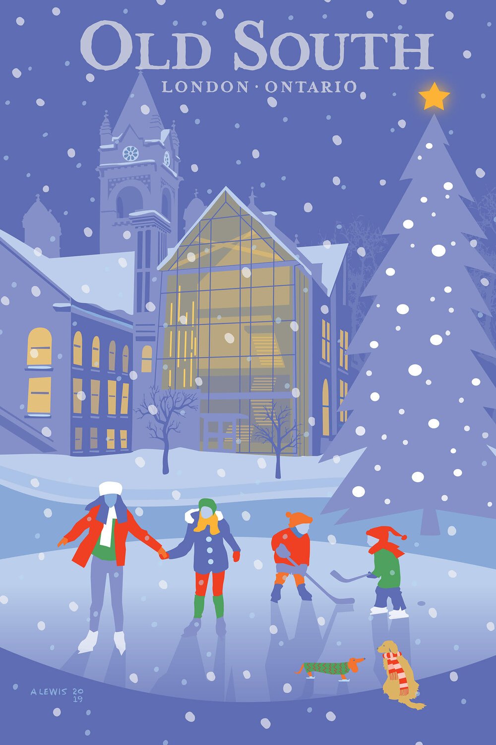 ALD's 2nd Annual Christmas Cards for Children's Health Foundation PLUS an Old South Poster