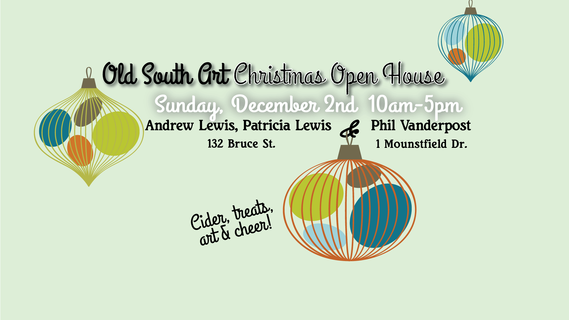 Christmas Open House at the Studio!