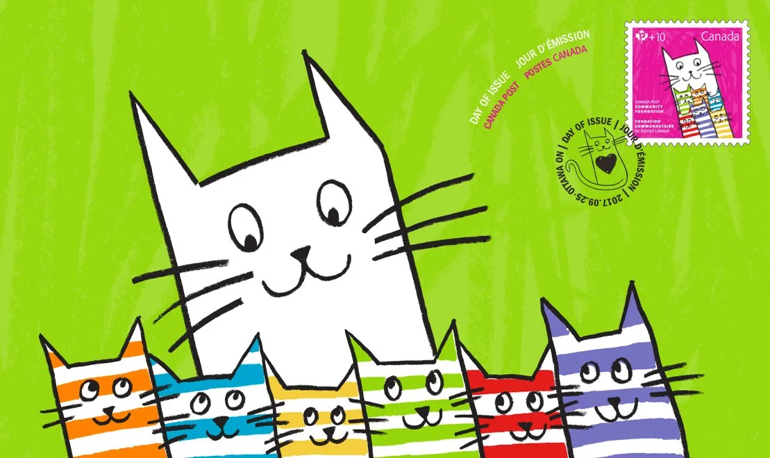 Canada Post Community Foundation Stamp 2017 by Andrew Lewis