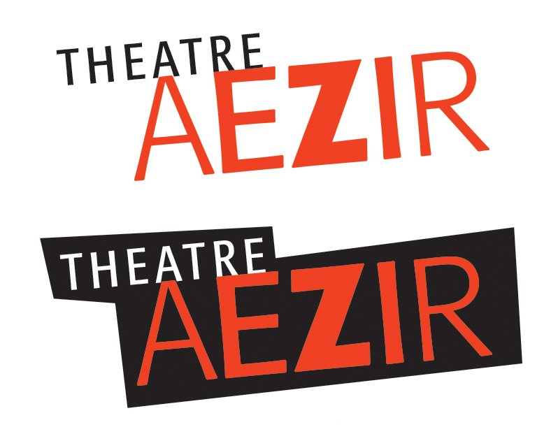 Theatre Aezir, new word mark and branding by Andrew Lewis