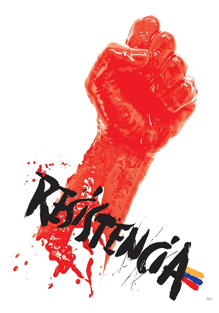 RESISTANCIA POSTER for Democracy Exhibition - Venezuela