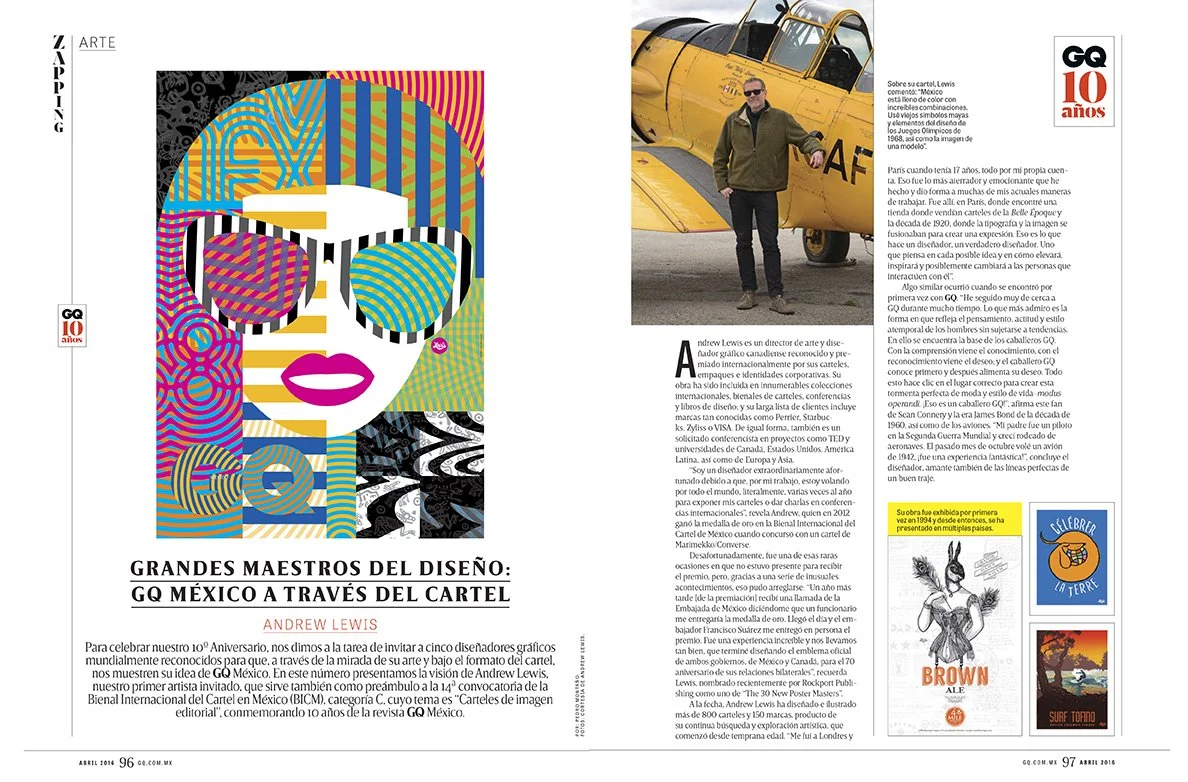 GQ MAGAZINE, México FEATURES ANDREW LEWIS
