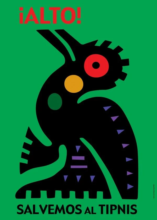 “Salvemos al TIPNIS”, protest poster for Bolivia