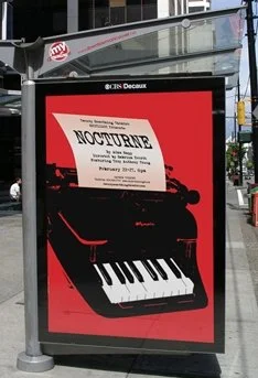 Theatre poster design “Nocturne”