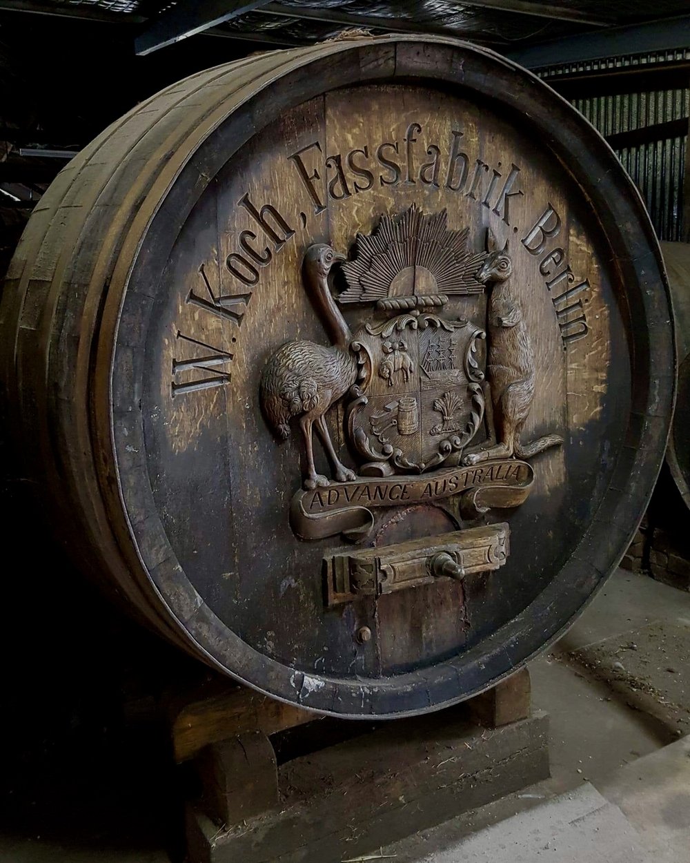 Coat of Arms Carved Cask 2022.jpeg