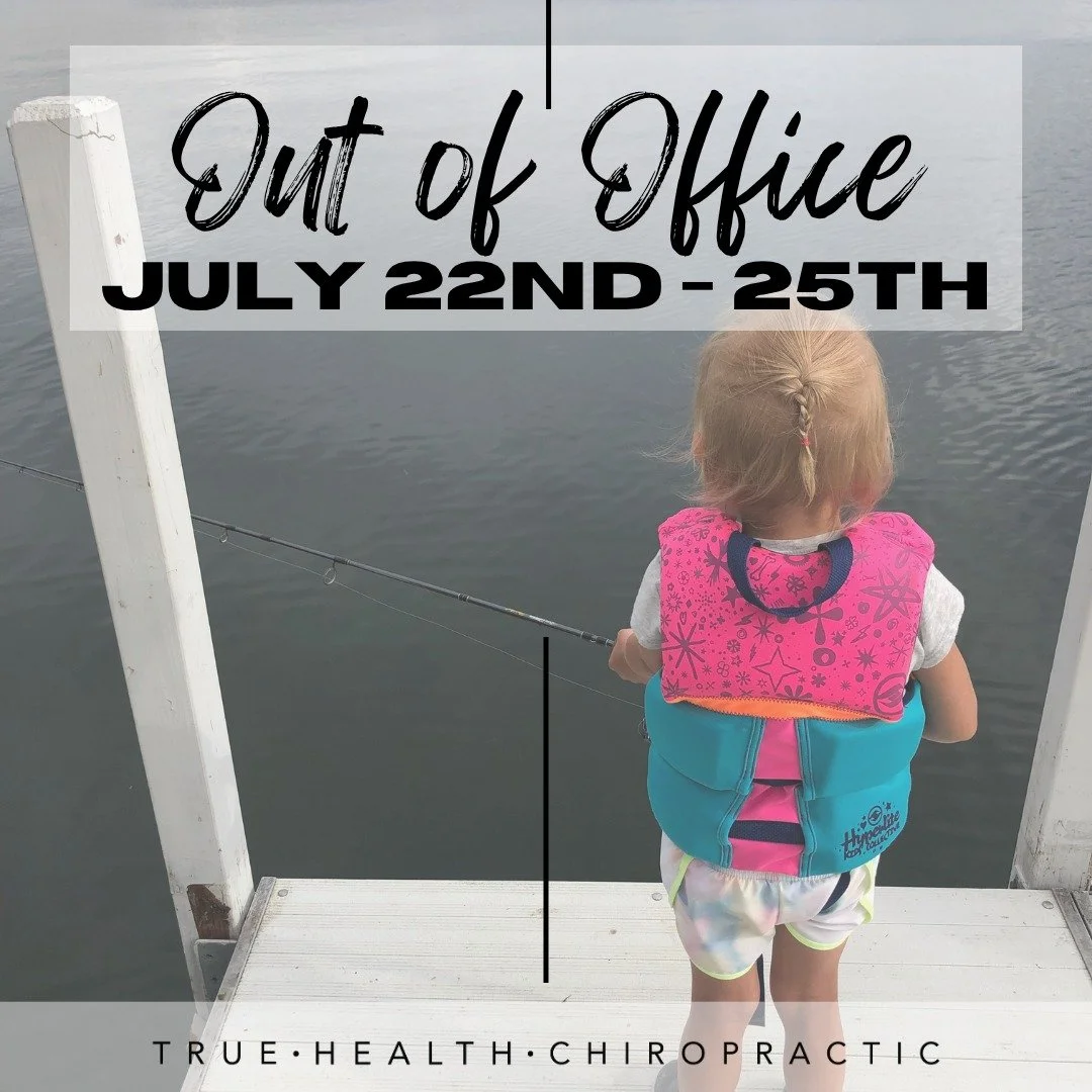 Dr. Jared is in the office Monday, July 21st, and will be out the remainder of the week. ☀

To schedule:
call or text | 712.305.0154
visit | https://scheduling.truehealth-chiropractic.com/
