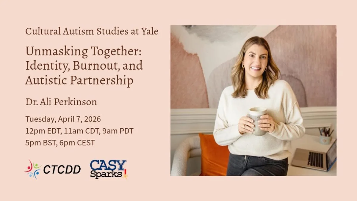 Still taking this in&hellip; 🥹

I&rsquo;m so honored to be speaking at Yale&mdash;not once, but TWICE this month (!!)

I&rsquo;ll be joining Cultural Autism Studies to talk about:
✨ unmasking
✨ identity
✨ burnout
✨ and what it actually looks like to
