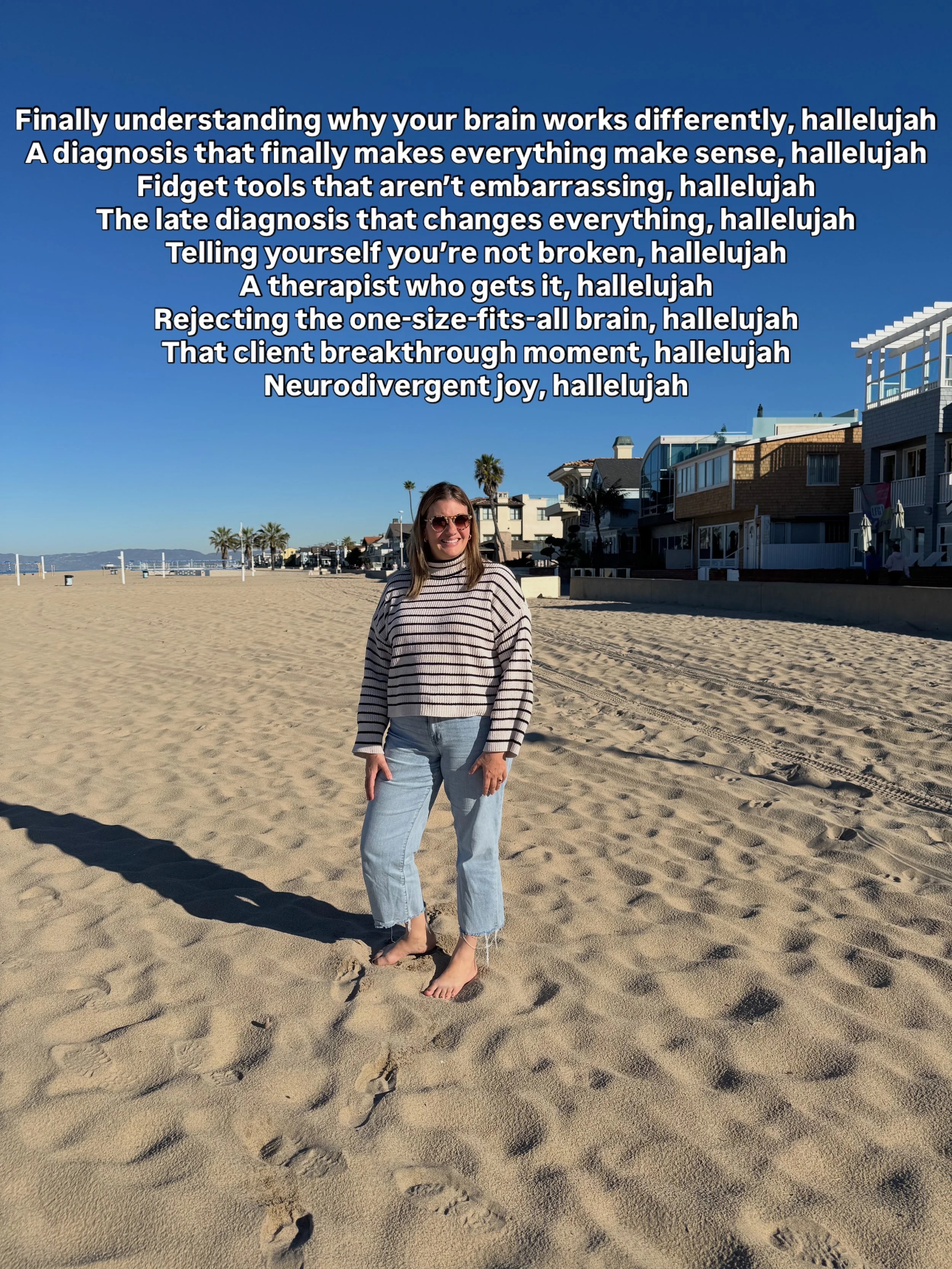 The therapist who gets it, hallelujah 🤍