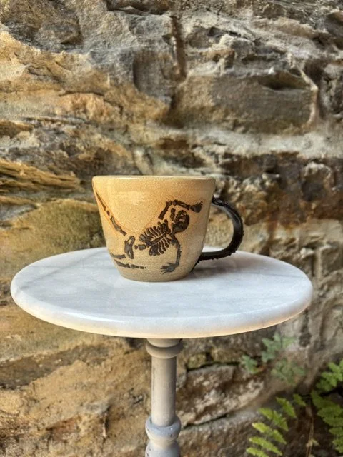 Break Dancing Skeleton Mug