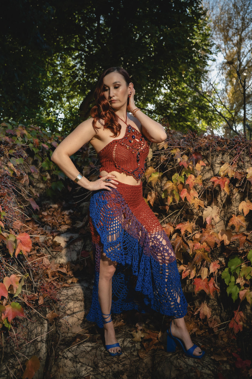 Surprise Engagement in a Custom Dress