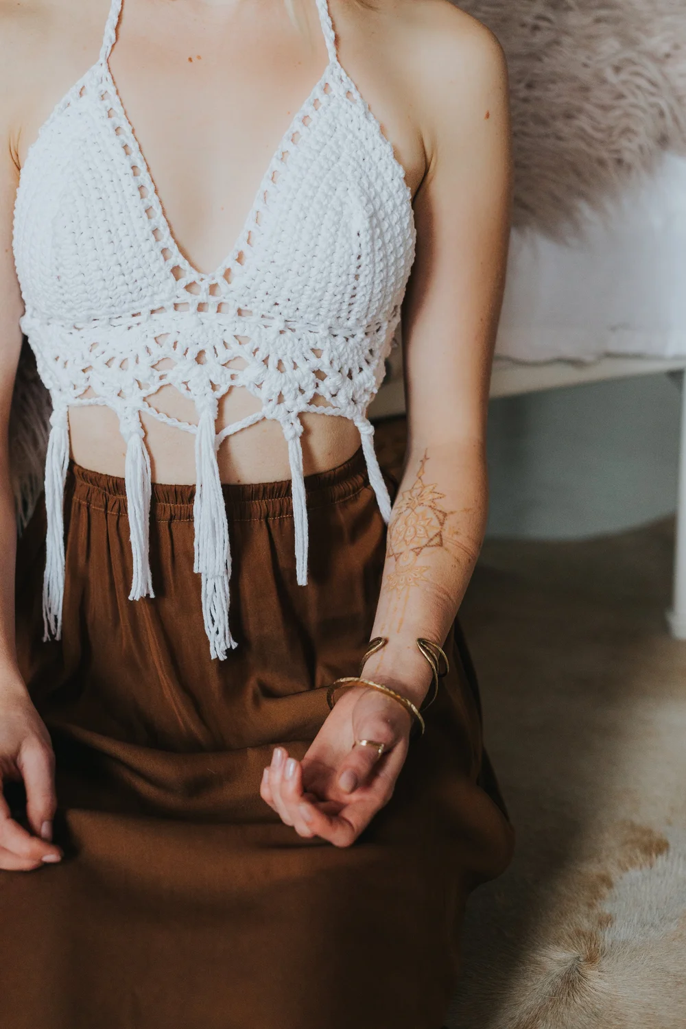 Juniper Bralette DIY Crochet Pattern  Namaste & Crochet Makers