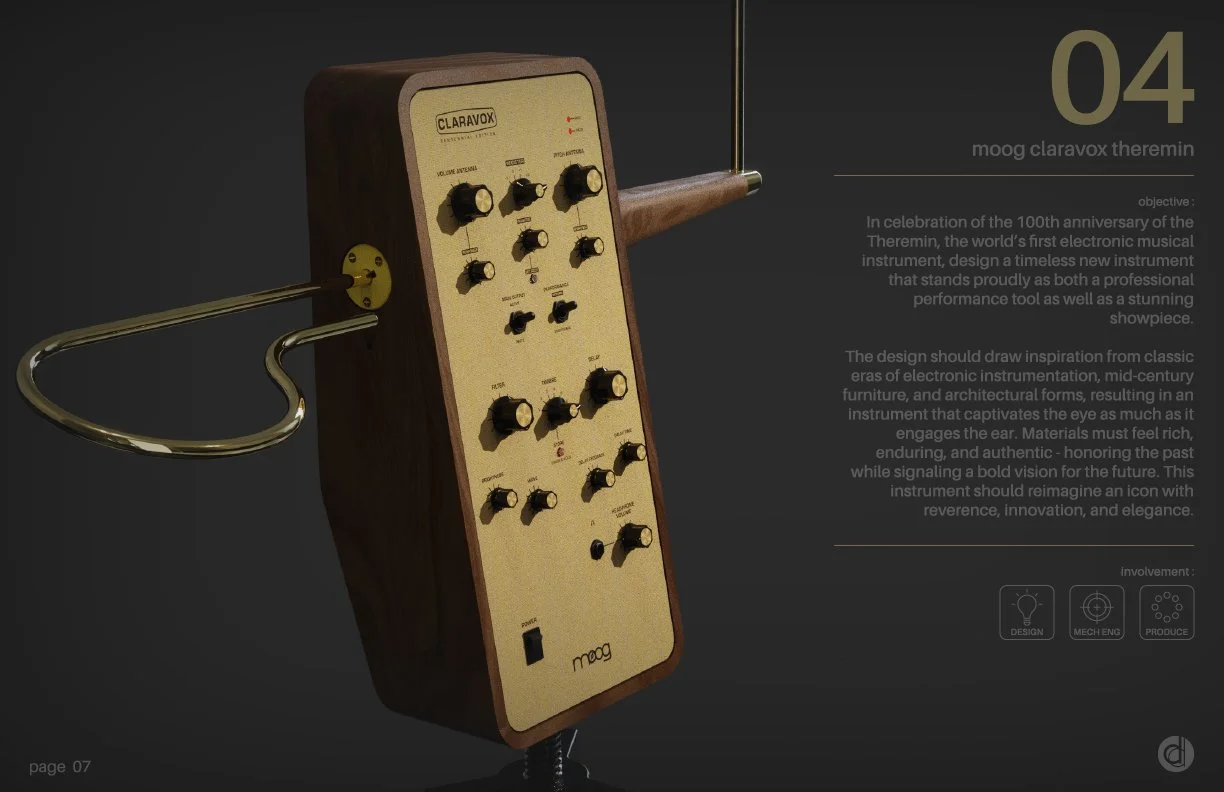 duck design moog claravox theremin