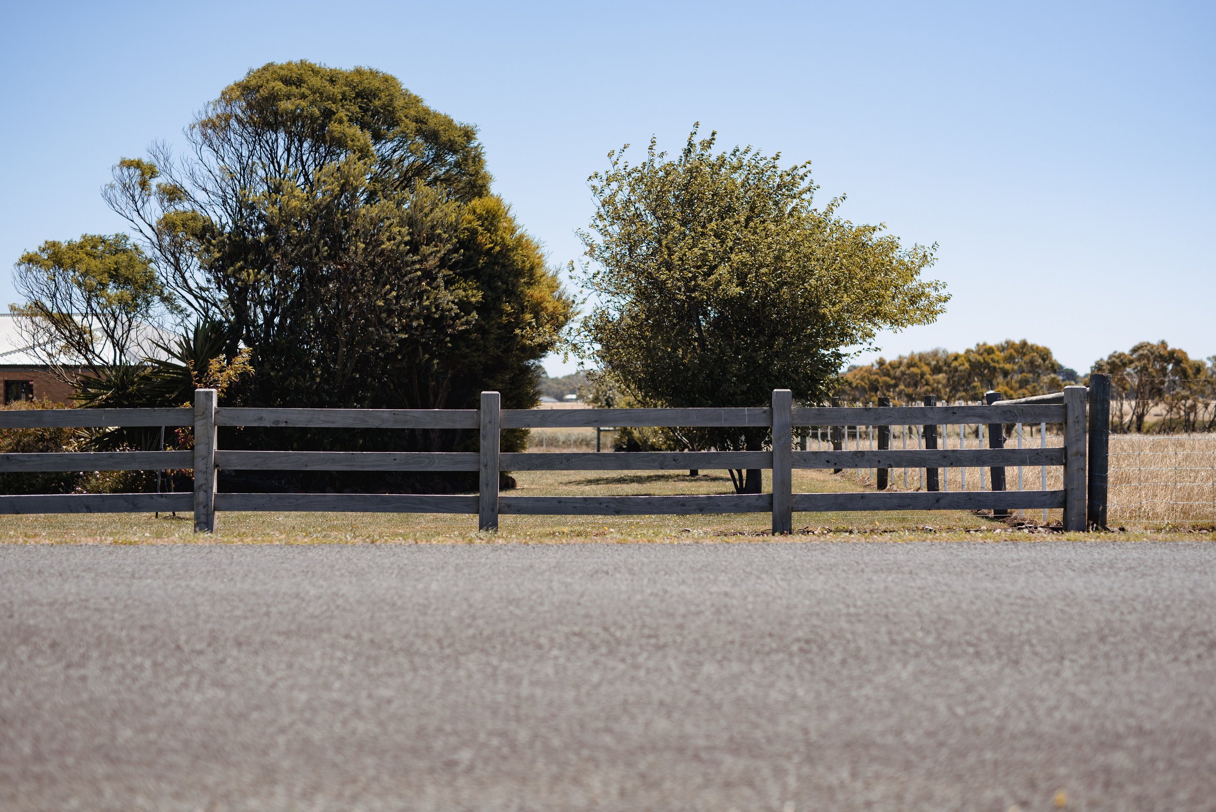 3 Rail Wood Fence — Strukta Fencing
