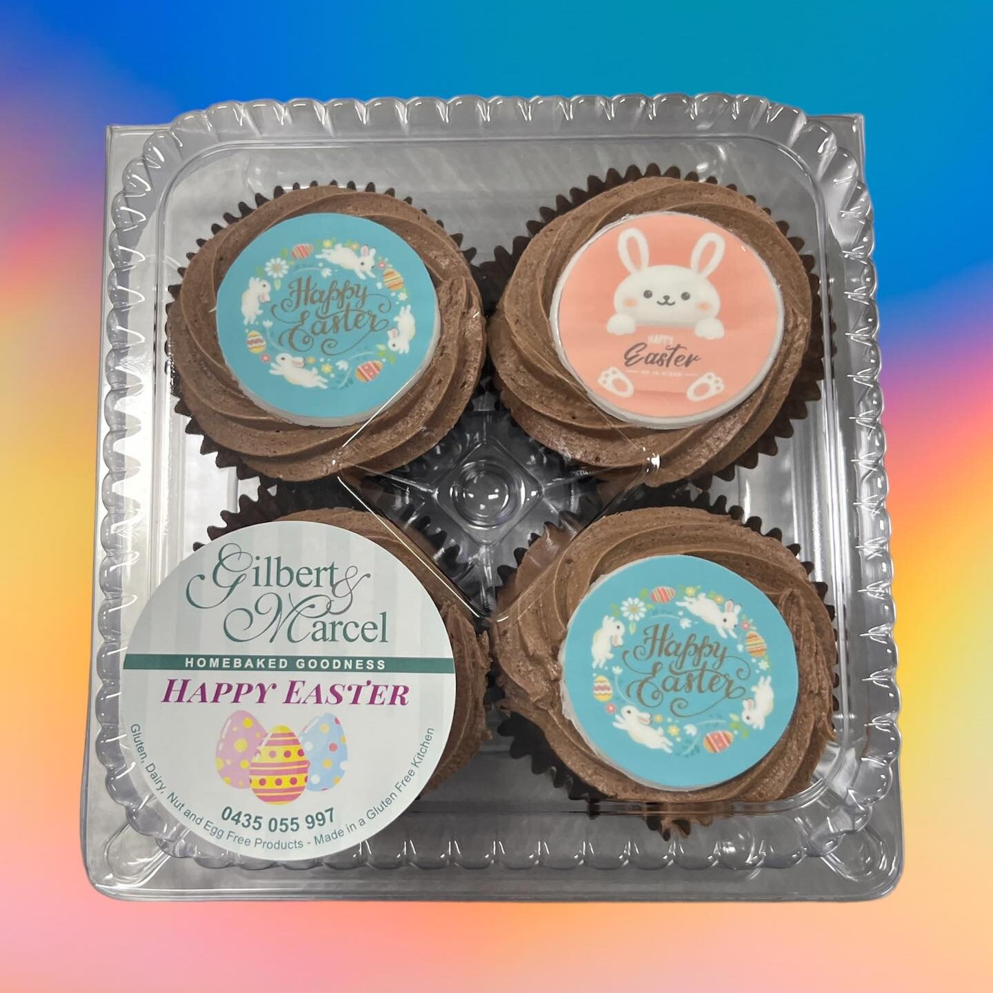 Needing some last minute Easter treats?! 🧁🐣🐰🍫
These cupcakes are Vegan &amp; Gluten free, and it&rsquo;s not too late to order to collect by Thursday 28/3 😊

These will be more than okay to last over the Easter holiday period, and are best kept 