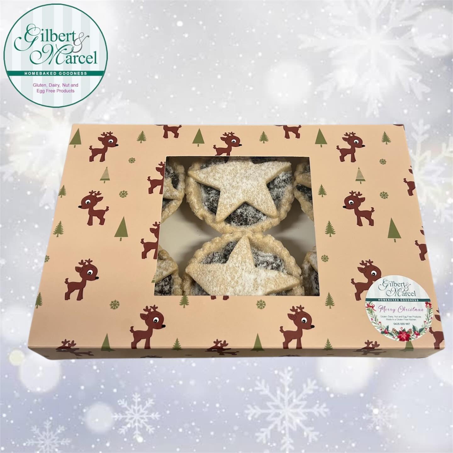 Festive Fruit Mince Tarts Packs, Traditional Taste, Gluten Free!

Our Fruit Mince Tart packs bring holiday tradition without the gluten risk. Perfect for your festive table! Order now to keep your celebrations safe and delicious!
🎄Ready to taste? Cl