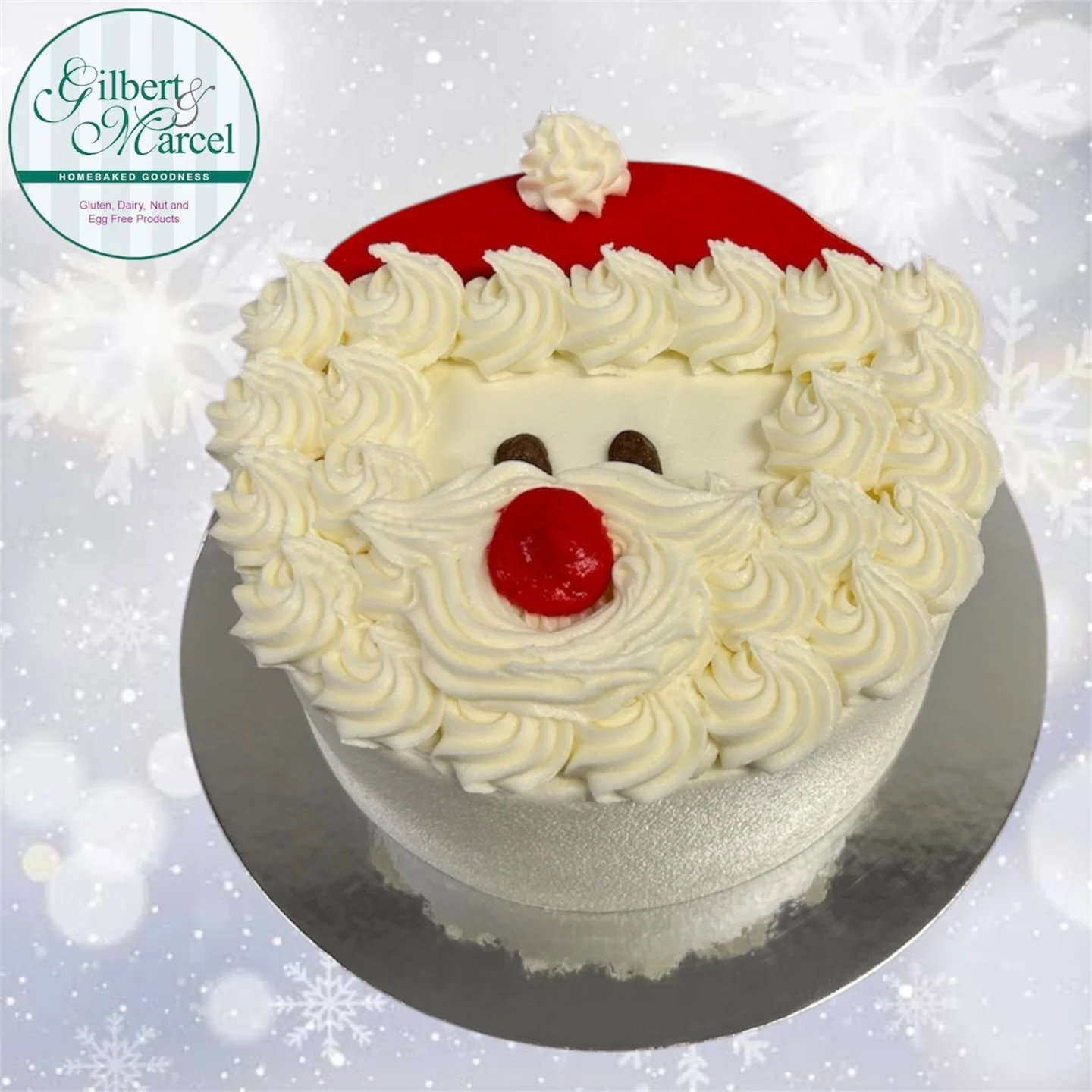 Specialty Christmas Cakes, Santa, Christmas Tree or Wreath

Looking for the ultimate festive centrepiece? Our Santa, Christmas Tree and Wreath cakes are here, 100% gluten free and irresistibly tasty.

⏰Limited stock alert! Swipe to see each design an