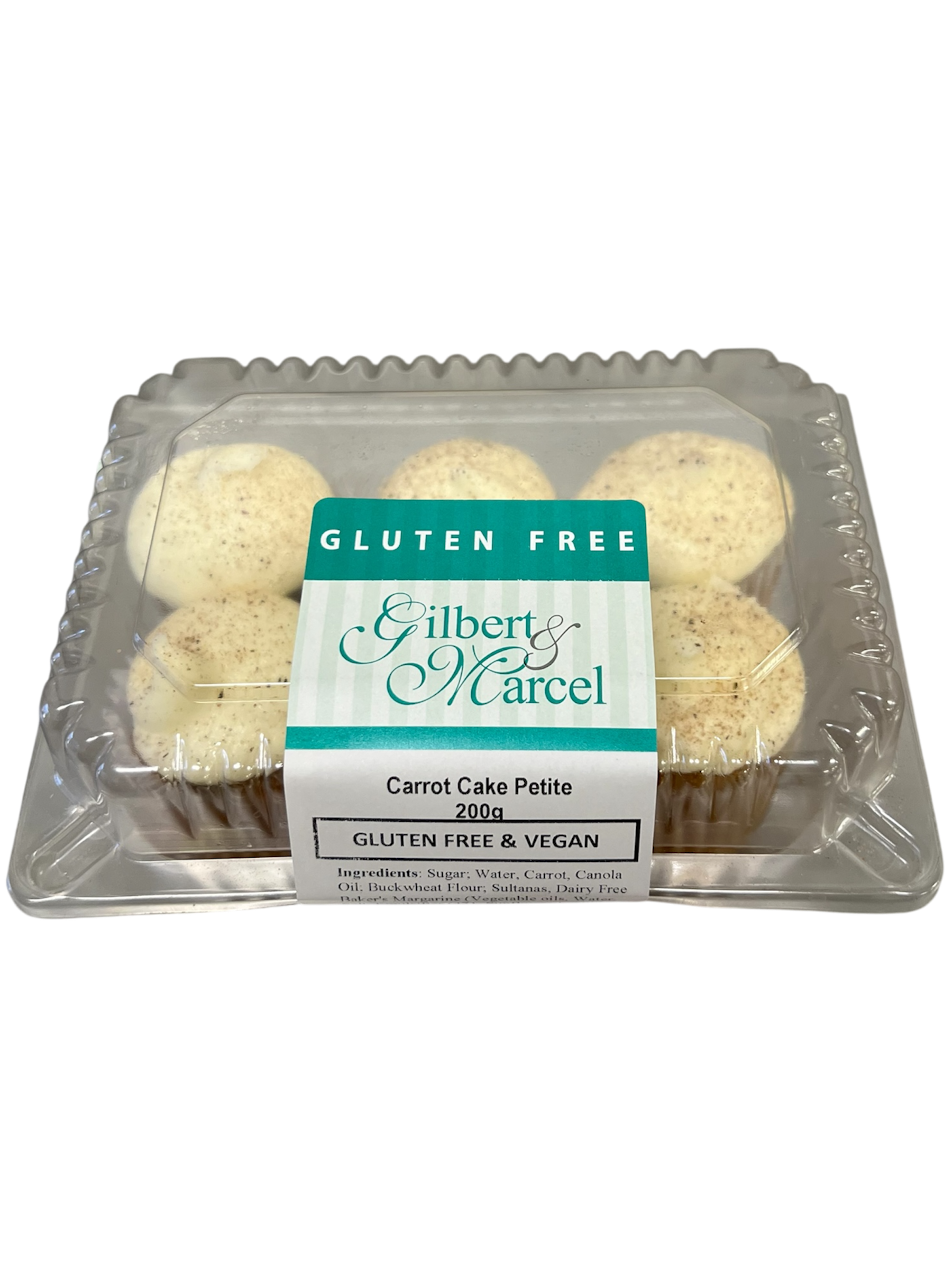 Petite 6pk Carrot Cupcakes