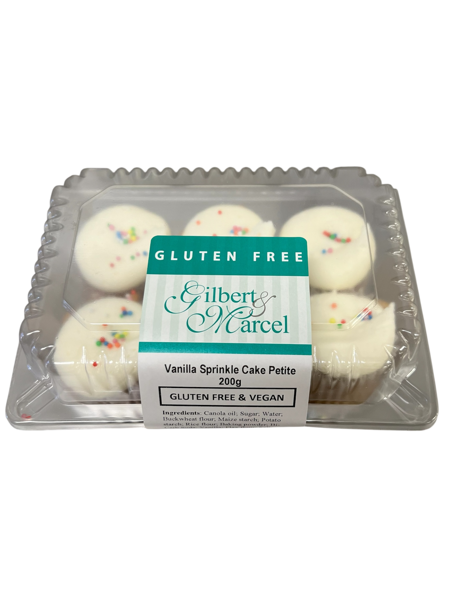 Petite 6pk Vanilla Sprinkle Cake