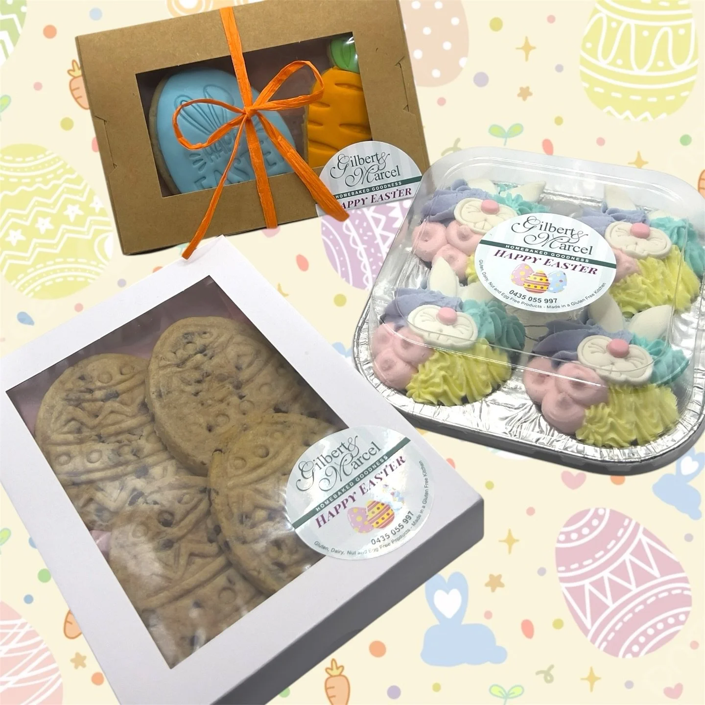 Our Easter range is now online!! 🐰🐣
Find us online under &lsquo;Seasonal Items&rsquo; https://www.gilbertandmarcel.com.au/menu/seasonal-products

Our Easter range like all of our products are 100% vegan, gluten &amp; nut free 😊

Contact us (03) 97